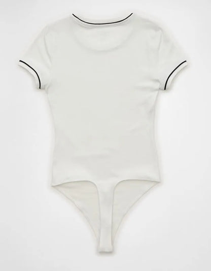AE Tipped Crew Neck Bodysuit