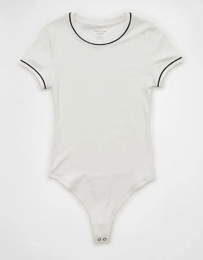 AE Tipped Crew Neck Bodysuit