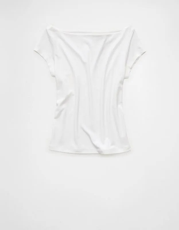 AE Short-Sleeve Boatneck T-Shirt