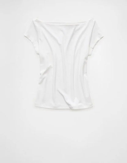 AE Short-Sleeve Boatneck T-Shirt