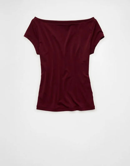 AE Short-Sleeve Boatneck T-Shirt