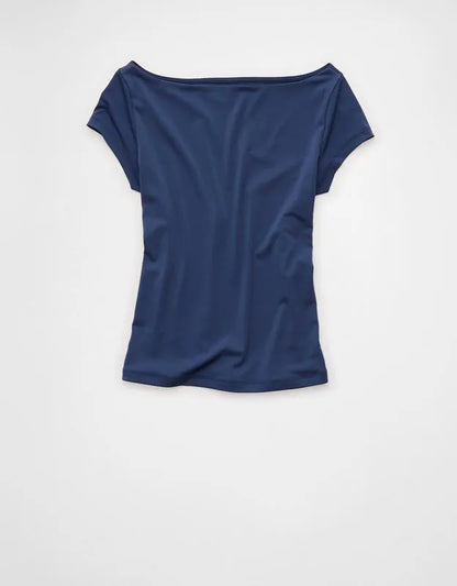 AE Short-Sleeve Boatneck T-Shirt