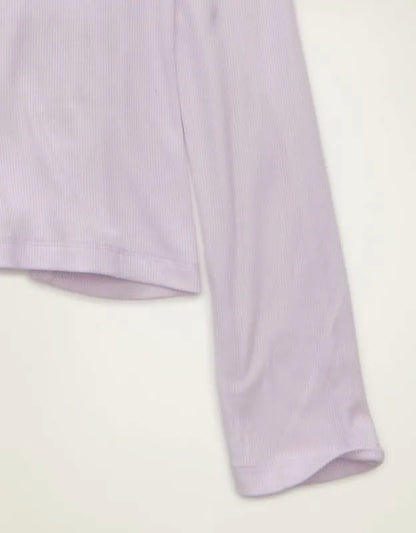 AE Soft & Sexy Ribbed Long-Sleeve T-Shirt