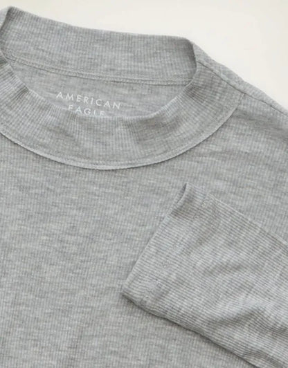 AE Soft & Sexy Ribbed Long-Sleeve T-Shirt