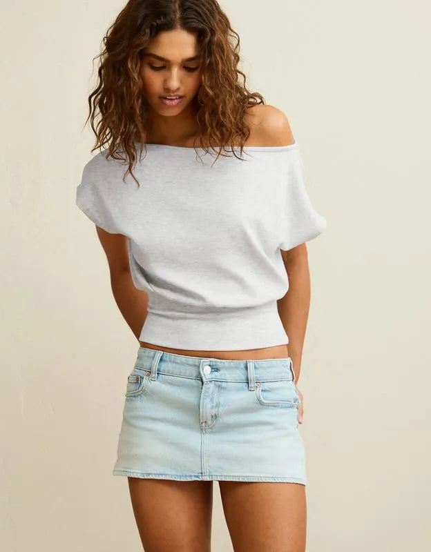 AE Off-the-Shoulder Dolman Tee