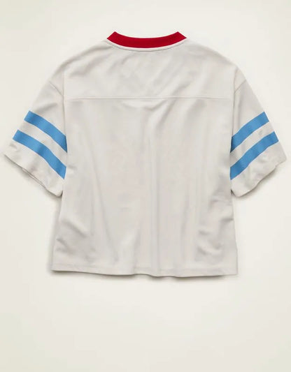 AE V-Neck Americana Graphic Mesh T-Shirt
