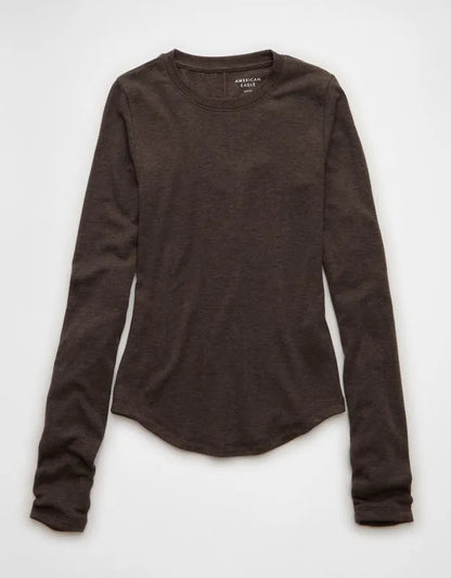 AE Long Sleeve Cozy Crew Neck T-Shirt