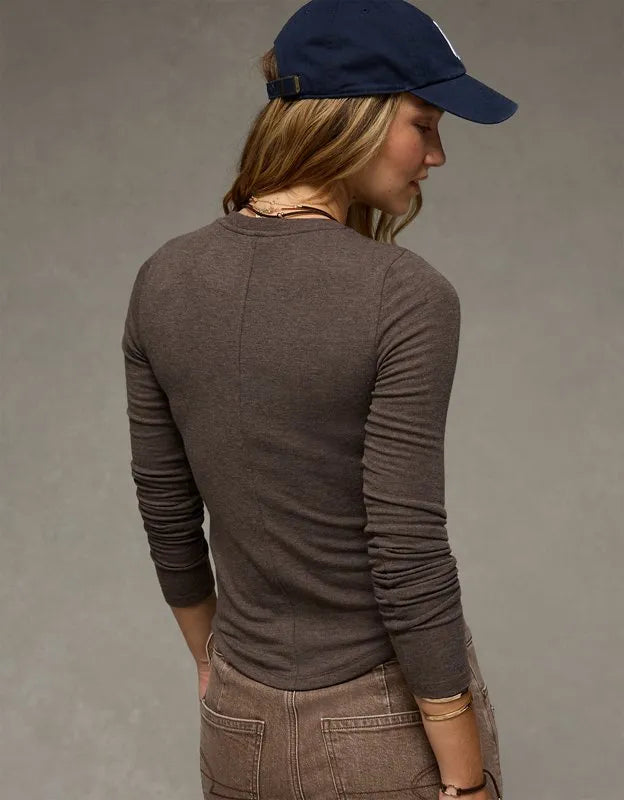 AE Long Sleeve Cozy Crew Neck T-Shirt