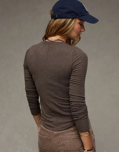 AE Long Sleeve Cozy Crew Neck T-Shirt