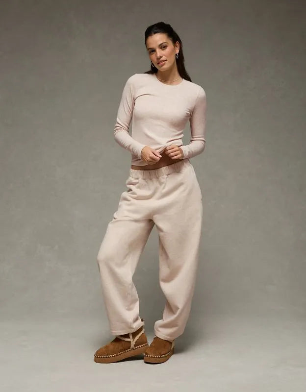 AE Long Sleeve Cozy Crew Neck T-Shirt