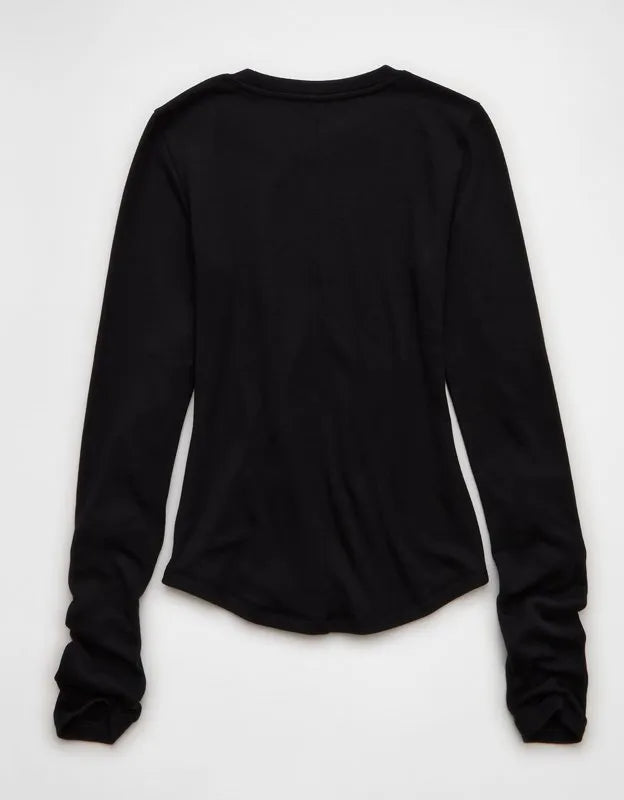 AE Long Sleeve Cozy Crew Neck T-Shirt