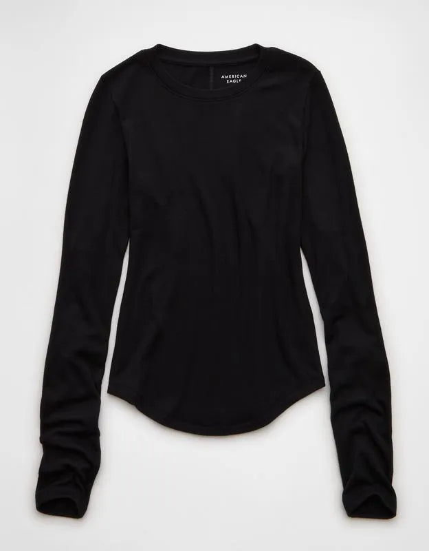 AE Long Sleeve Cozy Crew Neck T-Shirt