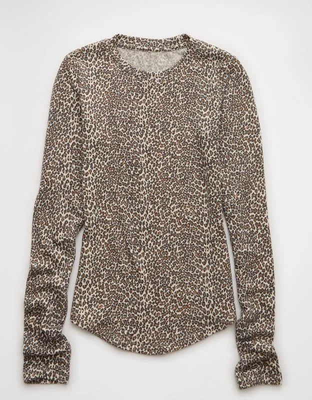 AE Long Sleeve Cozy Crew Neck T-Shirt