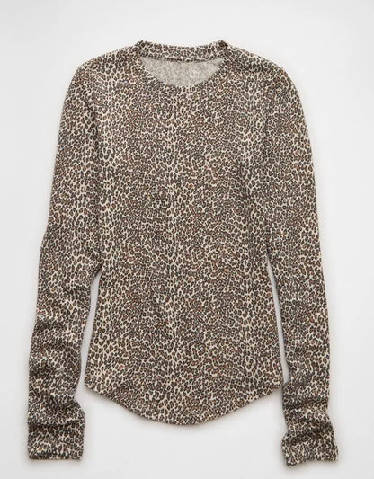 AE Long Sleeve Cozy Crew Neck T-Shirt