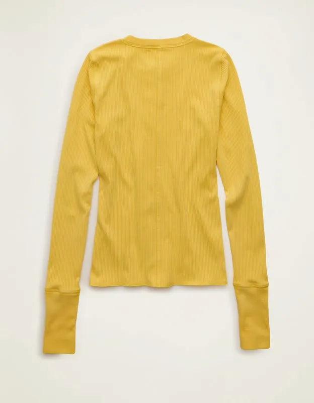 AE Long-Sleeve Henley T-Shirt