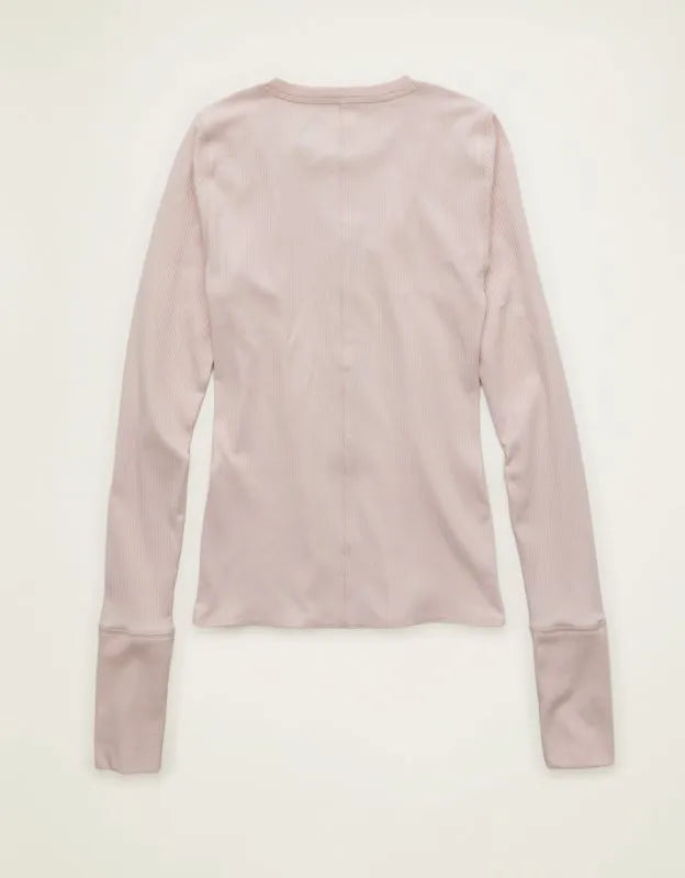 AE Long-Sleeve Henley T-Shirt
