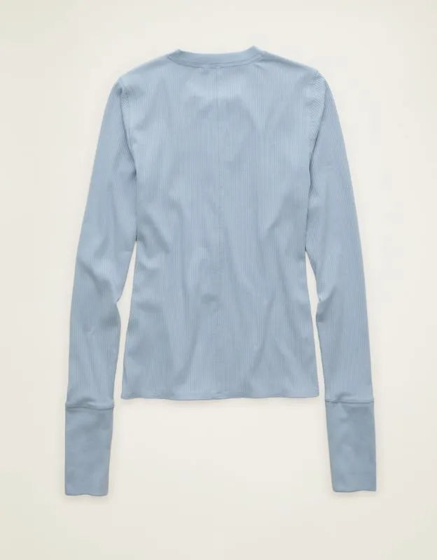 AE Long-Sleeve Henley T-Shirt