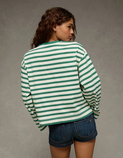 AE Oversized Long-Sleeve T-Shirt