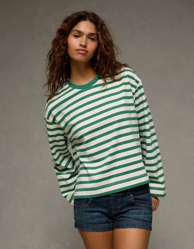 AE Oversized Long-Sleeve T-Shirt