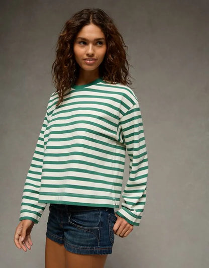 AE Oversized Long-Sleeve T-Shirt
