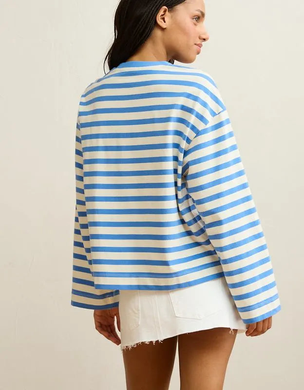 AE Oversized Long-Sleeve T-Shirt