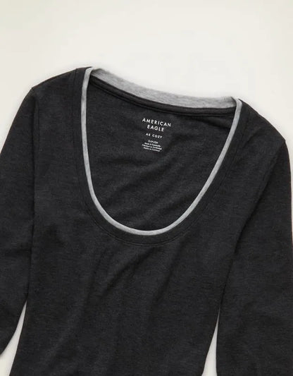 AE Twice As Nice Scoop Neck Cozy T-Shirt