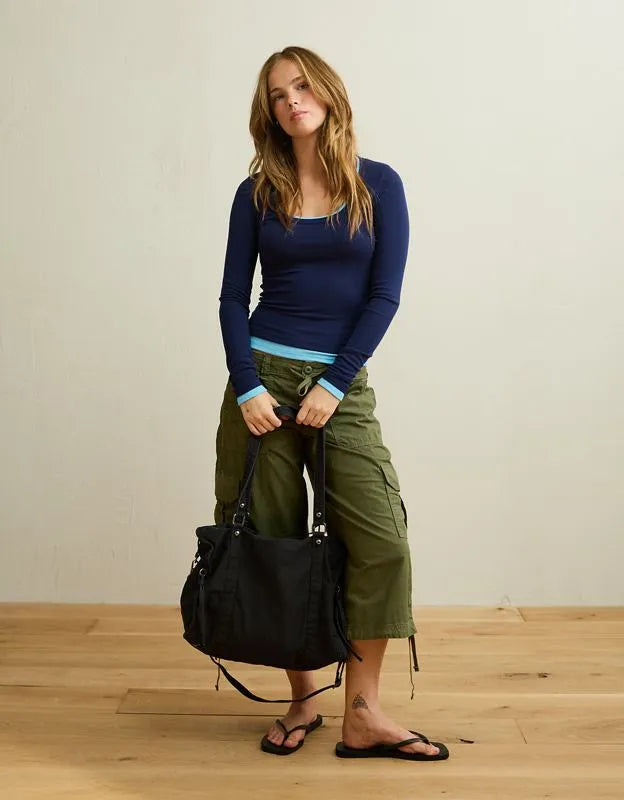 AE Twice As Nice Scoop Neck Cozy T-Shirt