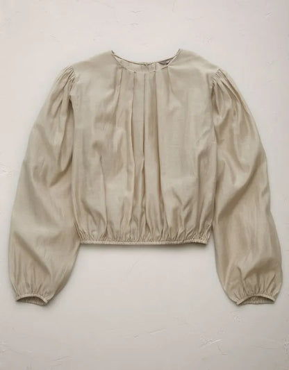 AE77 Premium Bubble Blouse