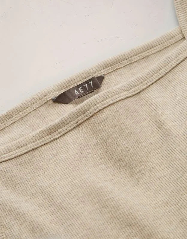 AE77 Premium Straight Neck Tank Top
