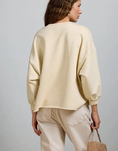 AE77 Premium Puff Sleeve Sweatshirt