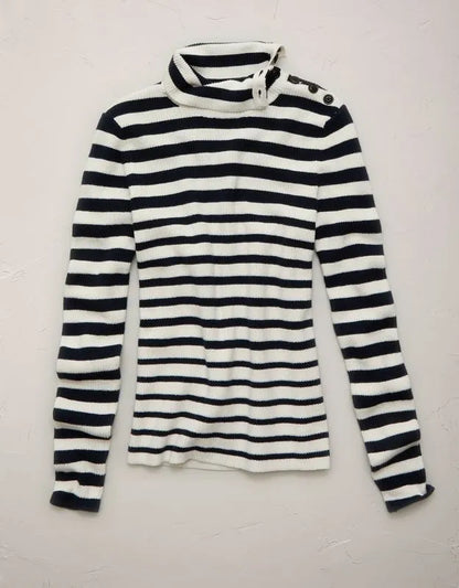 AE77 Premium Shaker Stitch Sweater