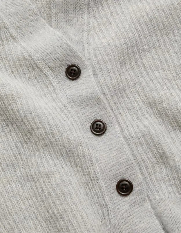 AE77 Sparkle Shaker Stitch Cardigan