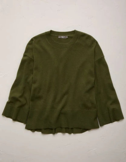 AE77 Premium Oversized Cashmere Sweater T-Shirt