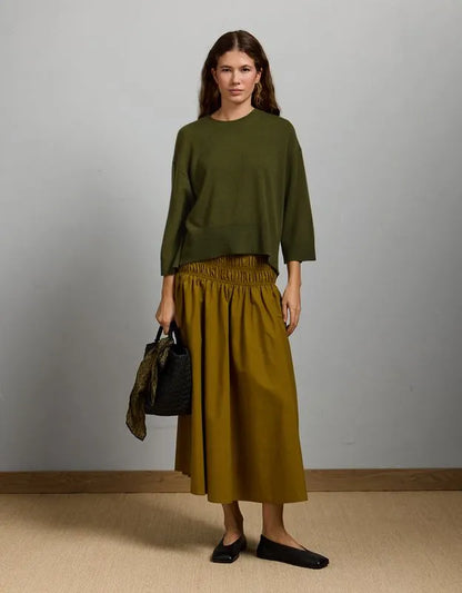 AE77 Premium Oversized Cashmere Sweater T-Shirt