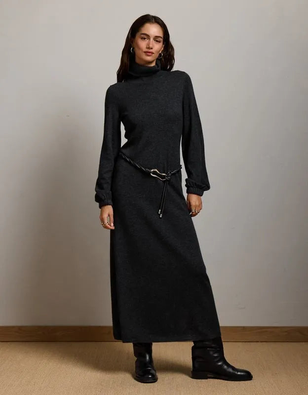 AE77 Turtleneck Sweater Dress