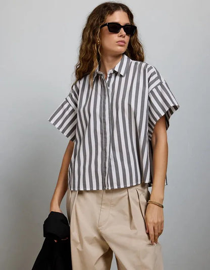 AE77 Short Sleeve Poplin Shirt