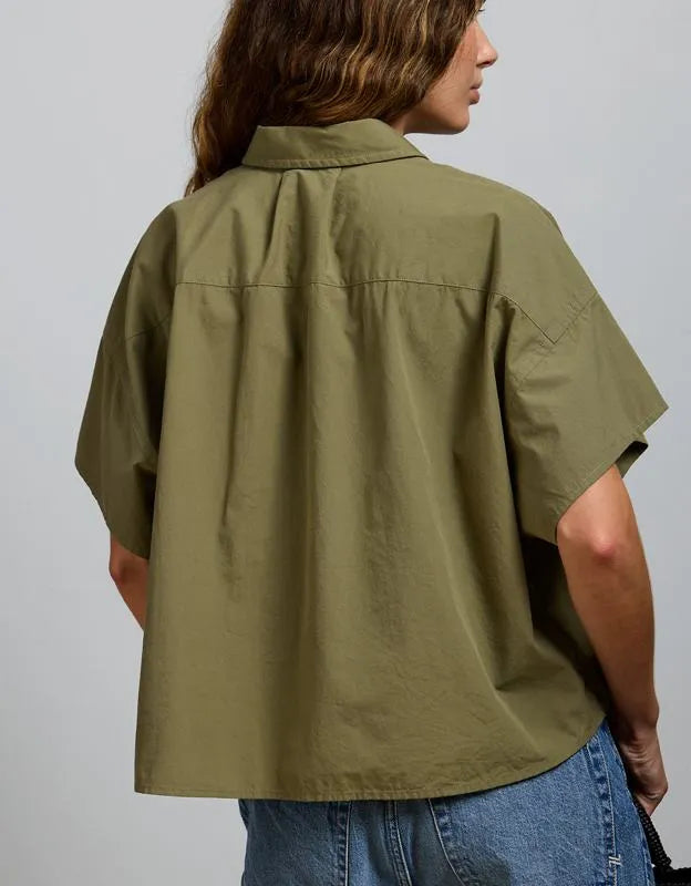 AE77 Short Sleeve Poplin Shirt