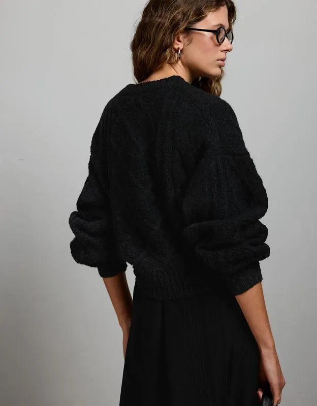 AE77 Premium Cable Sweater