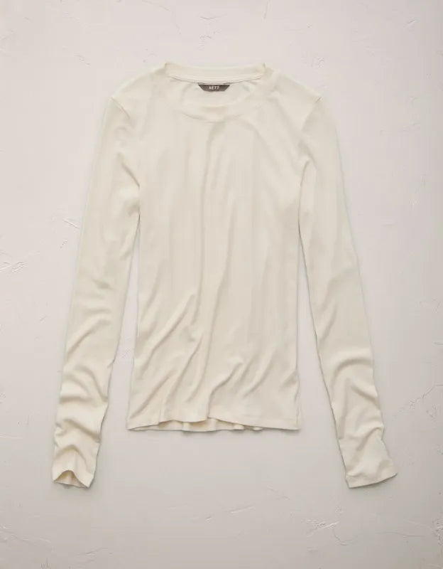 AE77 Long Sleeve Rib T-Shirt