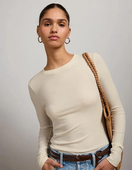 AE77 Long Sleeve Rib T-Shirt