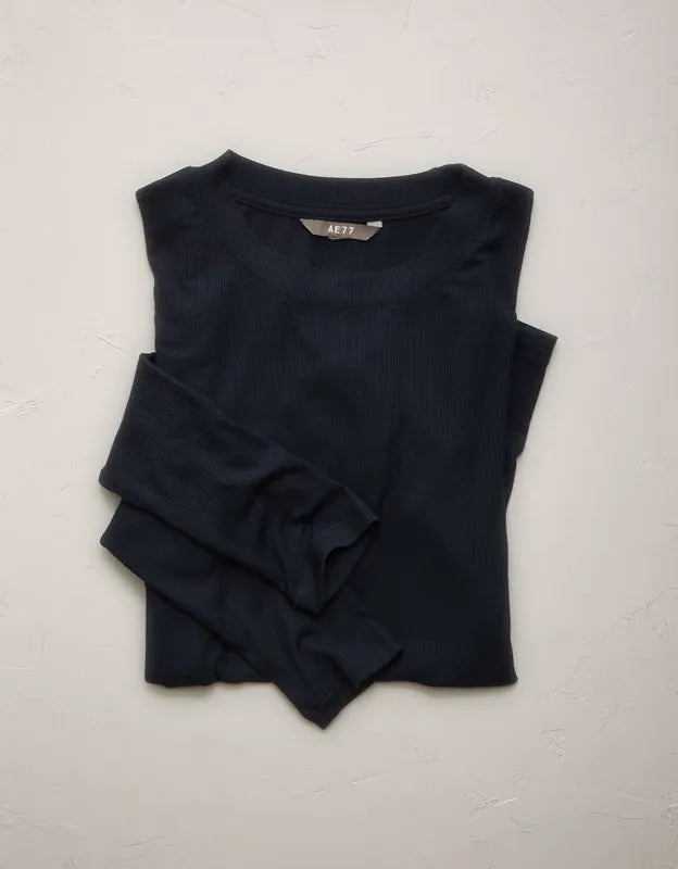 AE77 Long Sleeve Rib T-Shirt