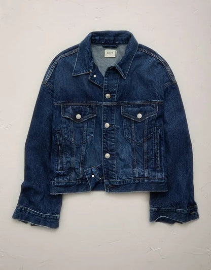 AE77 Premium Oversized Denim Jacket