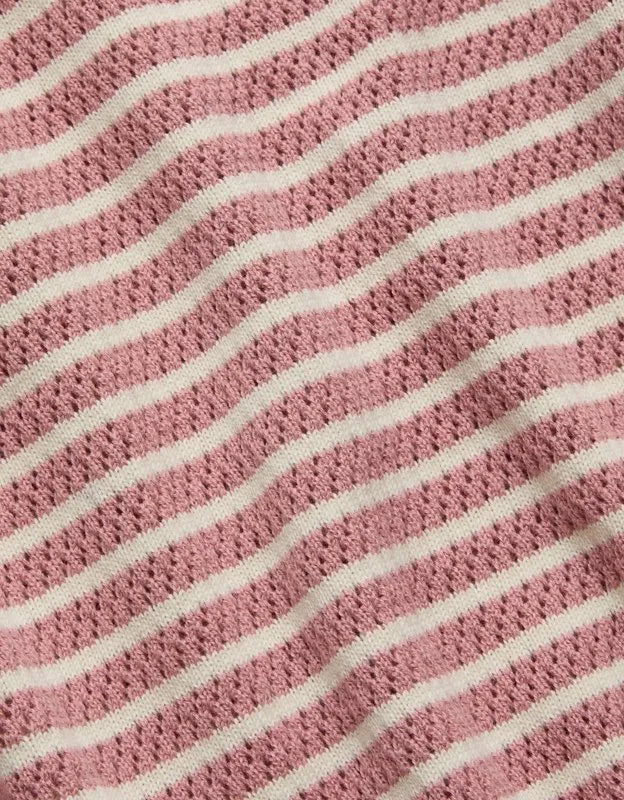 AE77 Shrunken Sweater Polo Shirt