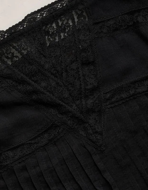 AE77 Pintuck Slip Cami