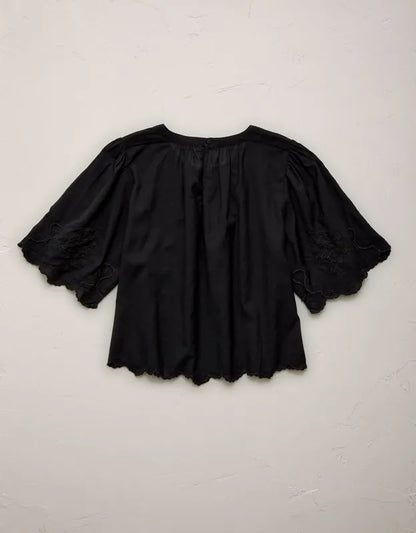 AE77 Embroidered Voile T-Shirt