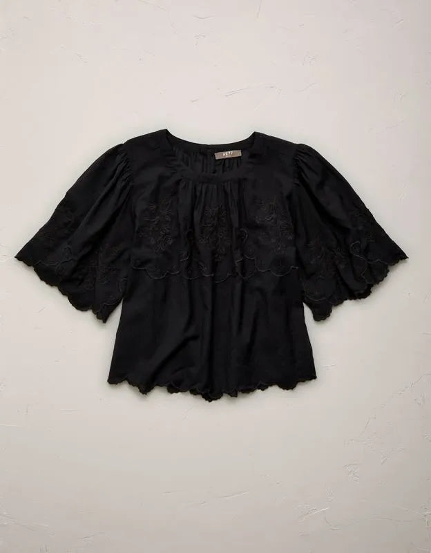 AE77 Embroidered Voile T-Shirt