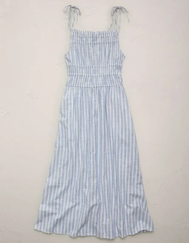 AE77 Ruched Midi Dress