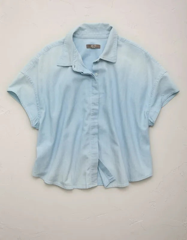 AE77 Boxy Chambray Shirt