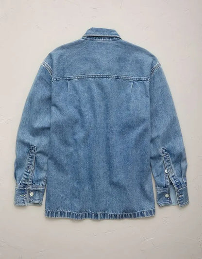 AE77 Perfect Denim Shacket