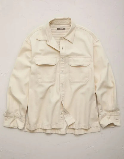 AE77 Denim Shacket